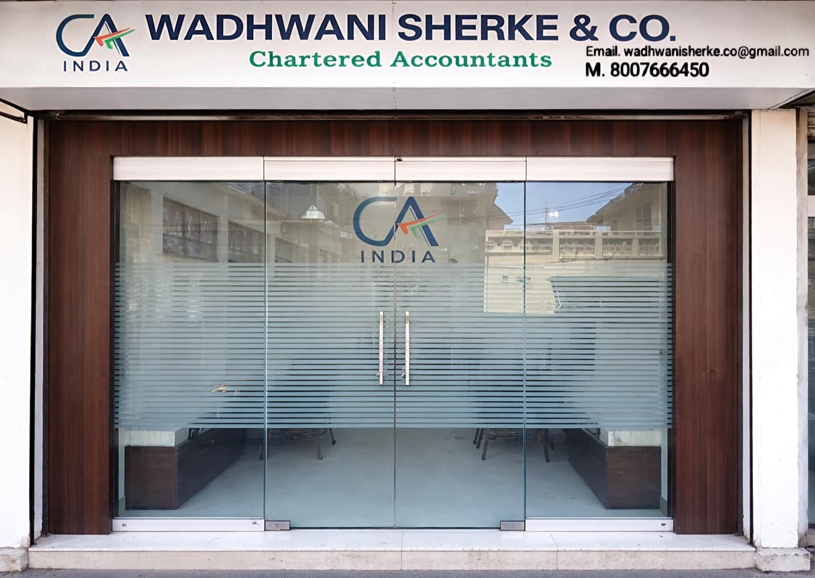 Wadhwani Sherke & Co office building in Gondia